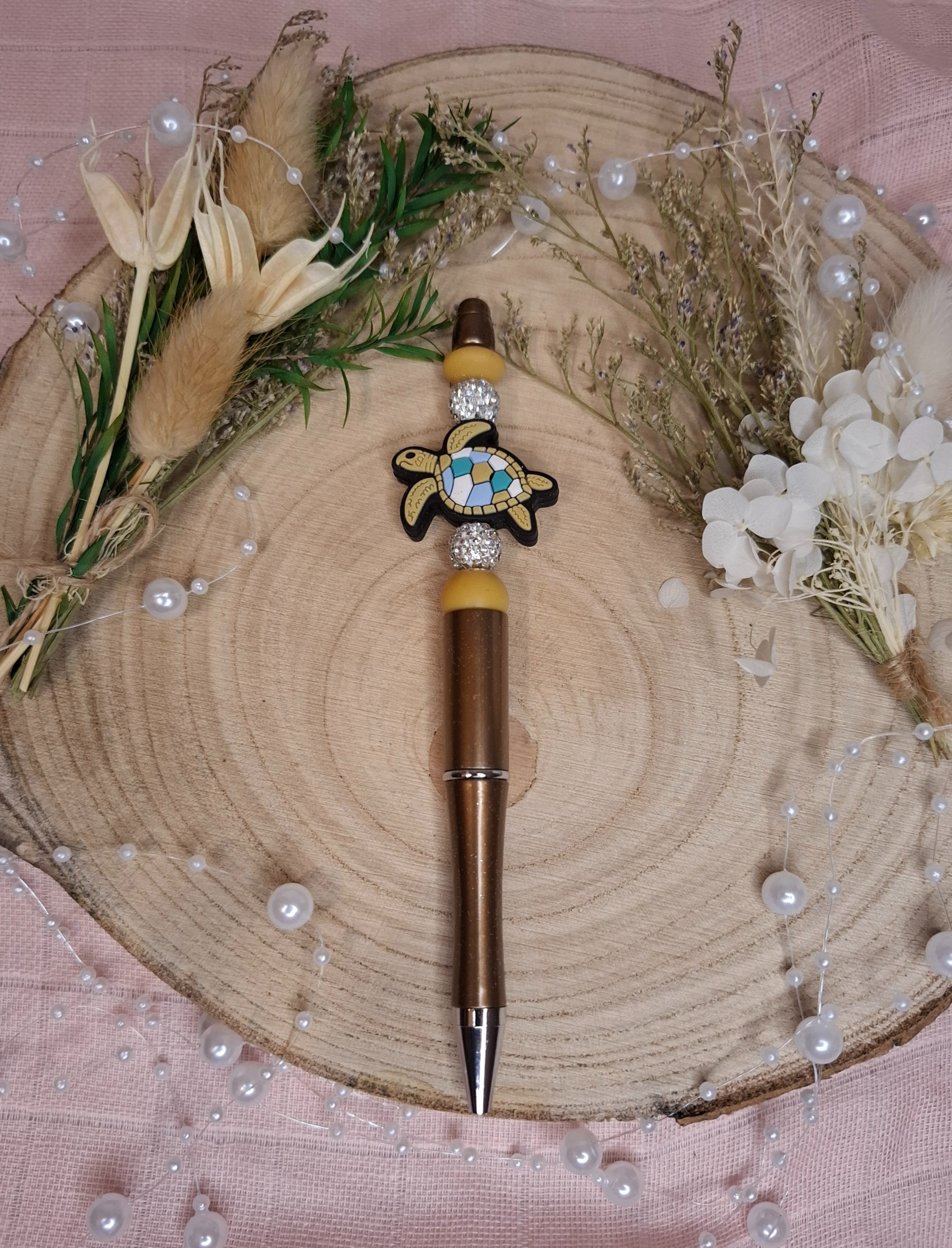 Schildkröte perlenkugelschreiber schildkröte