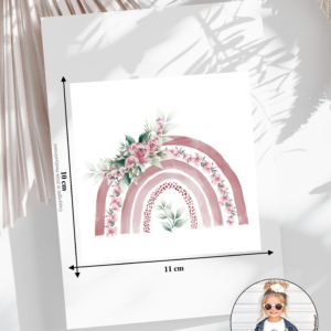 Bügelbild Regenbogen Boho
