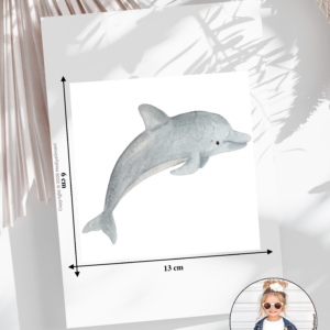 Bügelbild Delfin