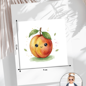 Bügelbild Obst Nektarine