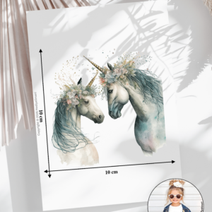 Bügelbild Einhorn
