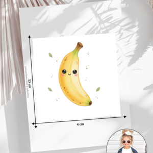 Bügelbild Obst Banane