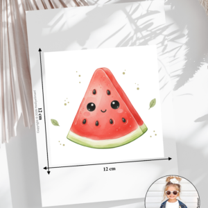 Bügelbild Obst Wassermelone