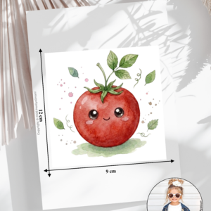 Bügelbild Gemüse Tomate