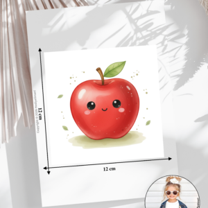 Bügelbild Obst Apfel