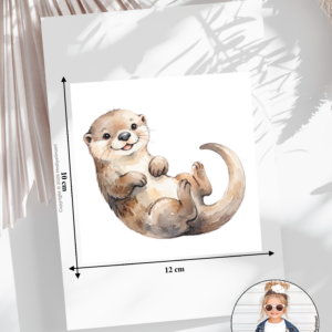 Bügelbild Otter