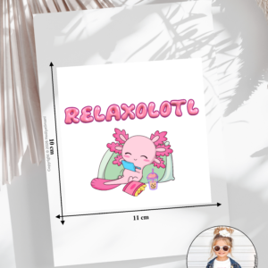 Bügelbild Relaxolotl