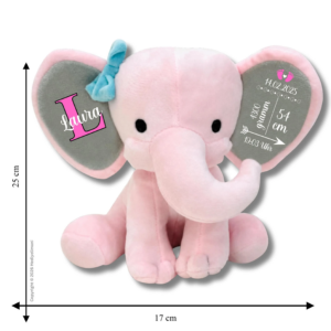 Personalisierter Plüschelefant